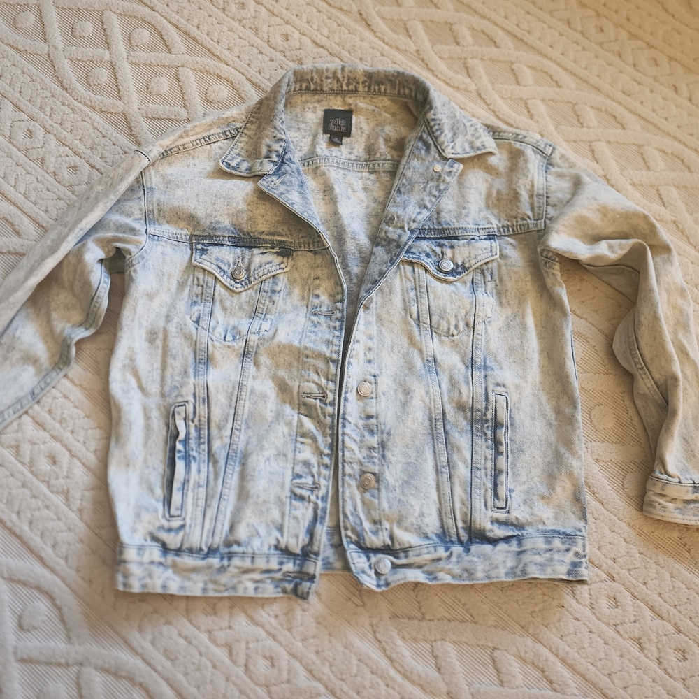 Light Blue Denim Jacket By Wild Fable